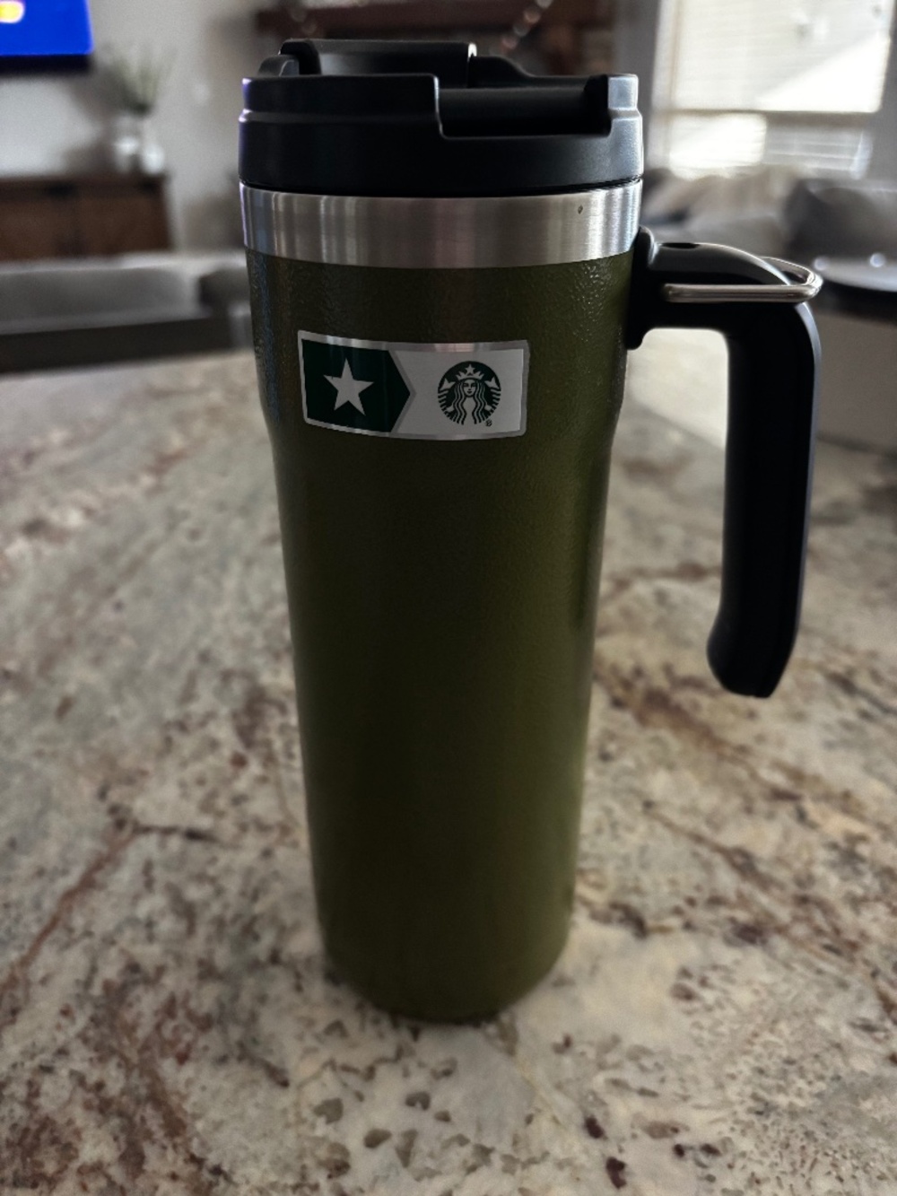 Stanley & Starbucks collab Military thermos